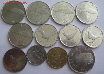 Мелочь Хорватии 12 монет  1- 5 куны, 10 и 20 лип 2002 - 2013 - IMG_9412.JPG