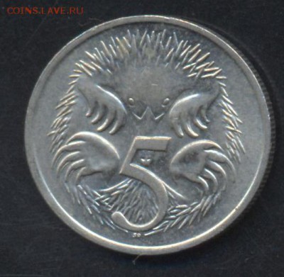 Австралия 5 центов 1973 г.  2.06.15 г. 22-00 МСК. - Австралия1