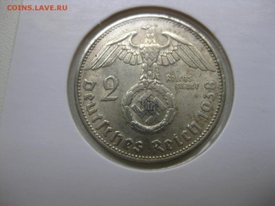 РЕЙХ,2 марки 1938F(Гинденбург)!до 2.06.2015 - IMG_5158.JPG