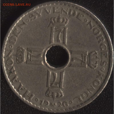 Норвегия 1 крона 1925 до 22:00мск 05.06.15 - norvegiya-1-krona-1925-goda (1)