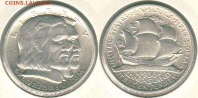 юбилейные халфы США, 7 шт - usa-h-1936-long