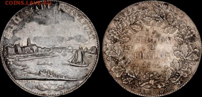 Талер Франкфурт 1772 (панорамный) оценка - 09