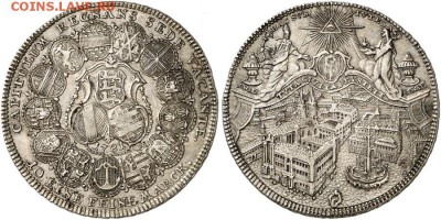 Талер Франкфурт 1772 (панорамный) оценка - 02