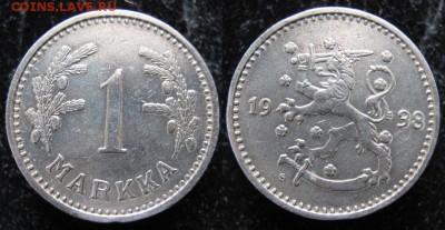 Финляндия 1 марка 1938: до 06.06.15 в 22.00 - Финляндия 1 марка 1938  006