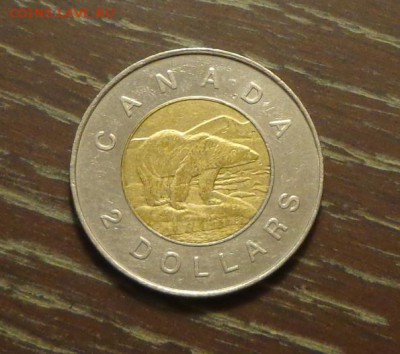 КАНАДА - БЕЛЫЙ МЕДВЕДЬ БИМ до 7.06, 22.00 - Канада 2 доллара БИМ медведь