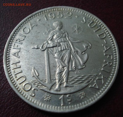 Британская Южная Африка 1 шиллинг 1952 Георг VI - 4.JPG