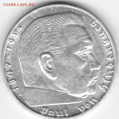 Германия 2 марки 1939а Гинд. со сваст. до 22.00мск 07.06.20 - 2 м 39_0001