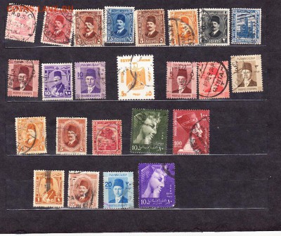 марки старый Египет 24шт - 33