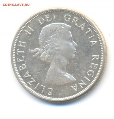 Ag. Канада 1 доллар 1963. XF . до 5.06 22:00 - 10