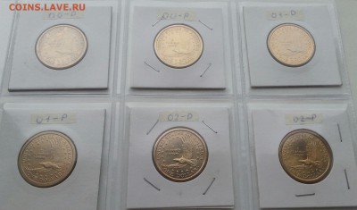 США Доллары Сакагавея 32 монеты дворы P,D. до 06.06 22.00мск - 1