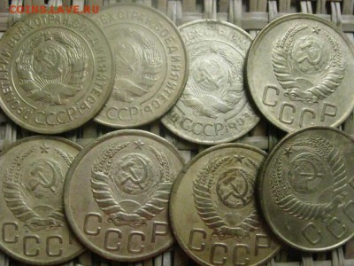 3 копейки, 8 шт. 1929-1954г. Без повторов. До 8.06.2015г. - 7 и 8 037.JPG