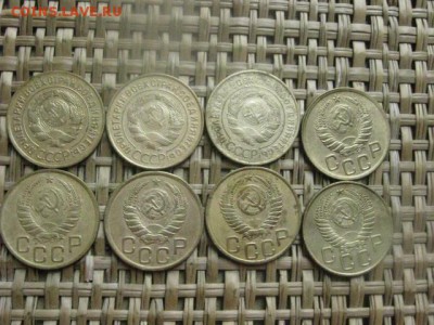 3 копейки, 8 шт. 1929-1954г. Без повторов. До 8.06.2015г. - 7 и 8 035.JPG