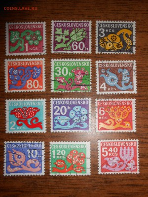 Чехословакия, стилизованные цветы, полная серия, 1971 г - DSCN8554.JPG