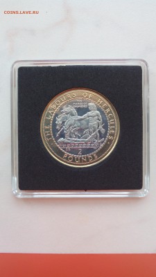 RRR 6 монет по 2 фунта.12 Подвигов Геракла. Тираж 7500. - g