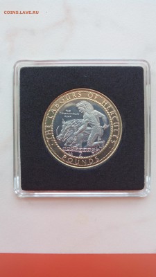 RRR 6 монет по 2 фунта.12 Подвигов Геракла. Тираж 7500. - k