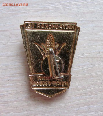 Знак - Лучший Кукурузовод Костромская об. - Эмаль - IMG_2145.JPG