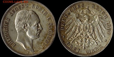 3 марки 1909 Саксония до 05.06.15 22.00 мск - Панорама5