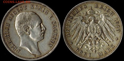 3 марки 1910 Саксония до 05.06.15 22.00 мск - Панорама6
