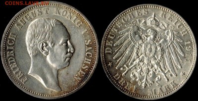 3 марки 1911 Саксония до 05.06.15 22.00 мск - Панорама7