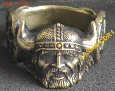 Копия - кольцо танковой бригады СС Викинг (бронза) 04.06 - 5225275527_5