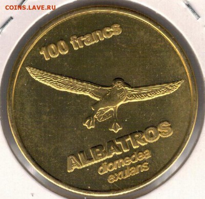 О-ва Кергелен 100 франков 2011 Альбатрос 08.06.15 в 22.00мск - 4-кер1