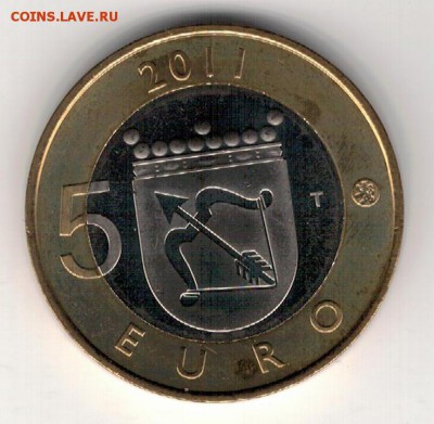 Финляндия 5 евро 2011 Северное Саво 08.06 в 22.00мск (8618) - 4-финА1