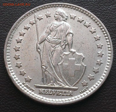 С 1 руб. Швейцария 1 франк 1960 - IMAG1761