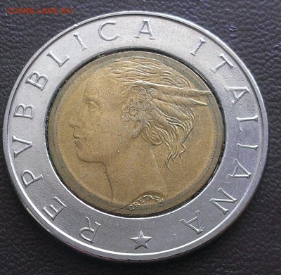 С 1 руб. Италия 500 лир 1994 БИМ - IMAG1750