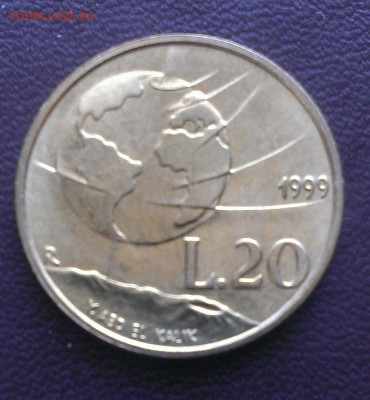 С 1 руб. Сан Марино 20 лир 1999 - IMAG1767