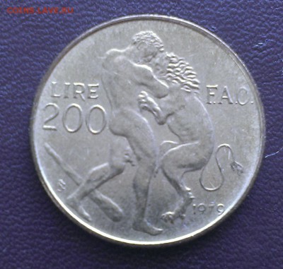 С 1 руб. Сан Марино 200 лир 1979 FAO - IMAG1771