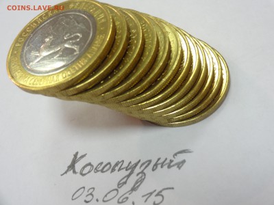 10 руб. биметалл Алания гурт от Сочи - 12 шт. - DSC023092