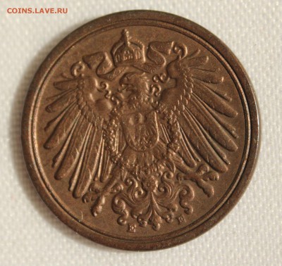 С 1 руб. ГЕРМАНИЯ 1 пфенниг  1914г."Е" до 9.06.15г. в 22-00 - IMG_5836.JPG