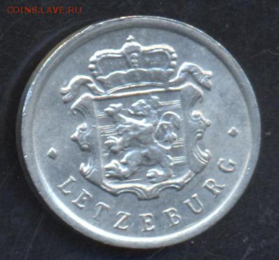 Люксембург 25 сантимов 1970 г. 5.06.15 г. 22 -00 МСК. - Люкс1