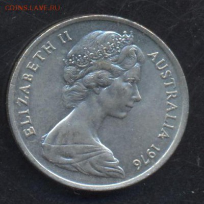 Австралия 5 центов 1976 г. 5.06.15 г. 22 -00 МСК. - Австралия