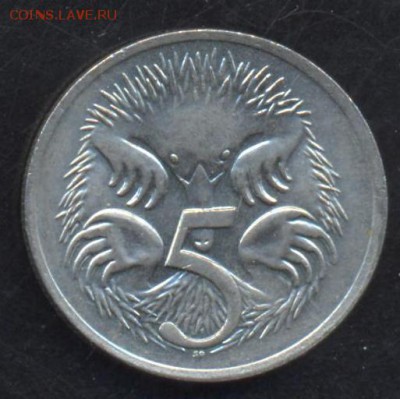 Австралия 5 центов 1976 г. 5.06.15 г. 22 -00 МСК. - Австралия1