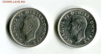 6 пенсов 1939, 1944 Великобритания Серебро до 07.06. в 21-10 - img427