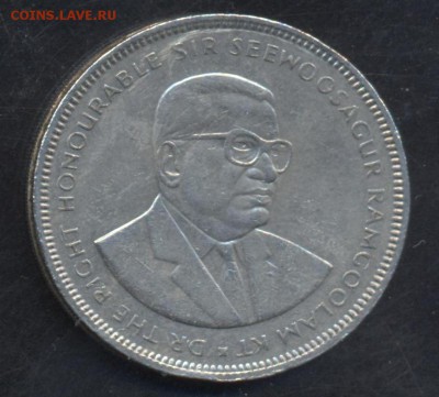 Маврикий 5 рупий 1987 г. 5.06.15 г. 22 -00 МСК. - Маврикий