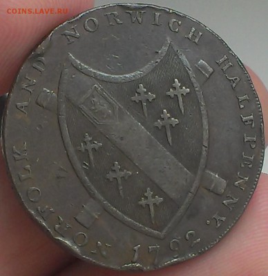 Токен Британия 1792 года НОРВИЧ на оценку - IMAG3039