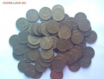 5 коп. 1961-1984 -112 шт. до 06.06.15 в 22:00 - P_20150528_191709