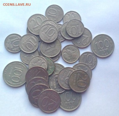10, 20, 100 р. 92-93 г.  - 33 шт. до 06.06.15 в 22:00 - P_20150528_191633