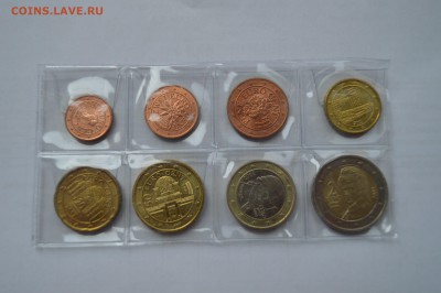 Набор монет Евро Австрия 2002г - DSC_0110.JPG
