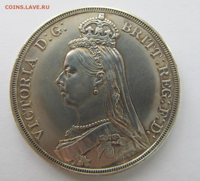 Великобритания - 1 крона 1887 г. - 1