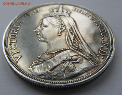 Великобритания - 1 крона 1887 г. - 2