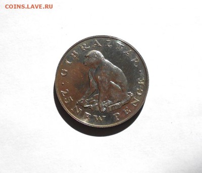 гибралтар 25 пенсов 1971 серебро оценка - DSCN3382.JPG