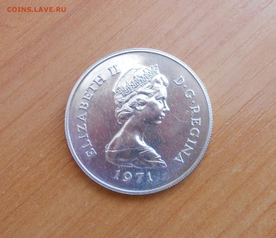 гибралтар 25 пенсов 1971 серебро оценка - DSCN3397.JPG