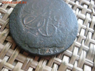 2 копейки 1757г. Перечекан из облачной. До 11.06.2015г. - 11 и 12 023.JPG