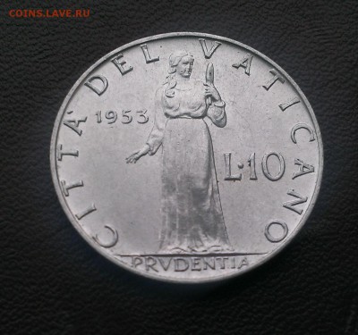 С 1 руб. Ватикан 10 лир 1953 - IMAG1828