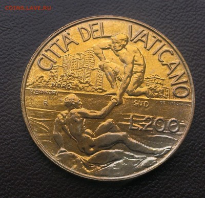 С 1 руб. Ватикан 200 лир 1998 - IMAG1810
