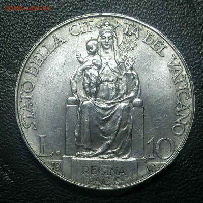 С 1 руб. Ватикан 10 лир 1936 - IMAG1799