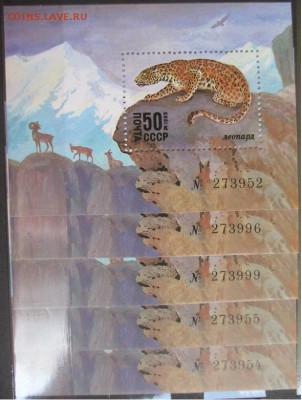 ФИКС. СССР 1985. Леопард. Номерной блок - 7.JPG